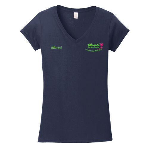 Softstyle® Women's Fit V-Neck T-Shirt Thumbnail